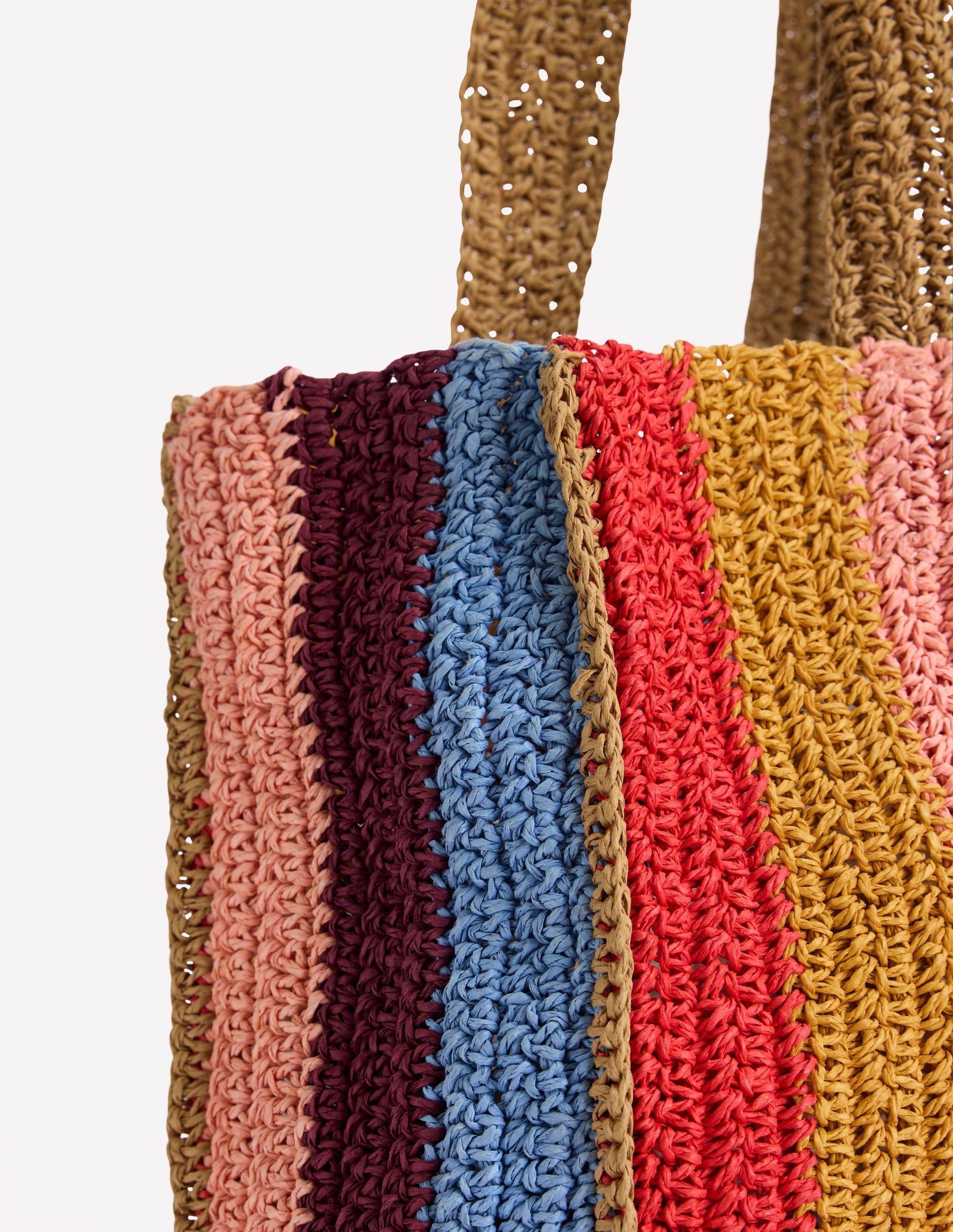 Shopper Tote-Multi Stripe-5