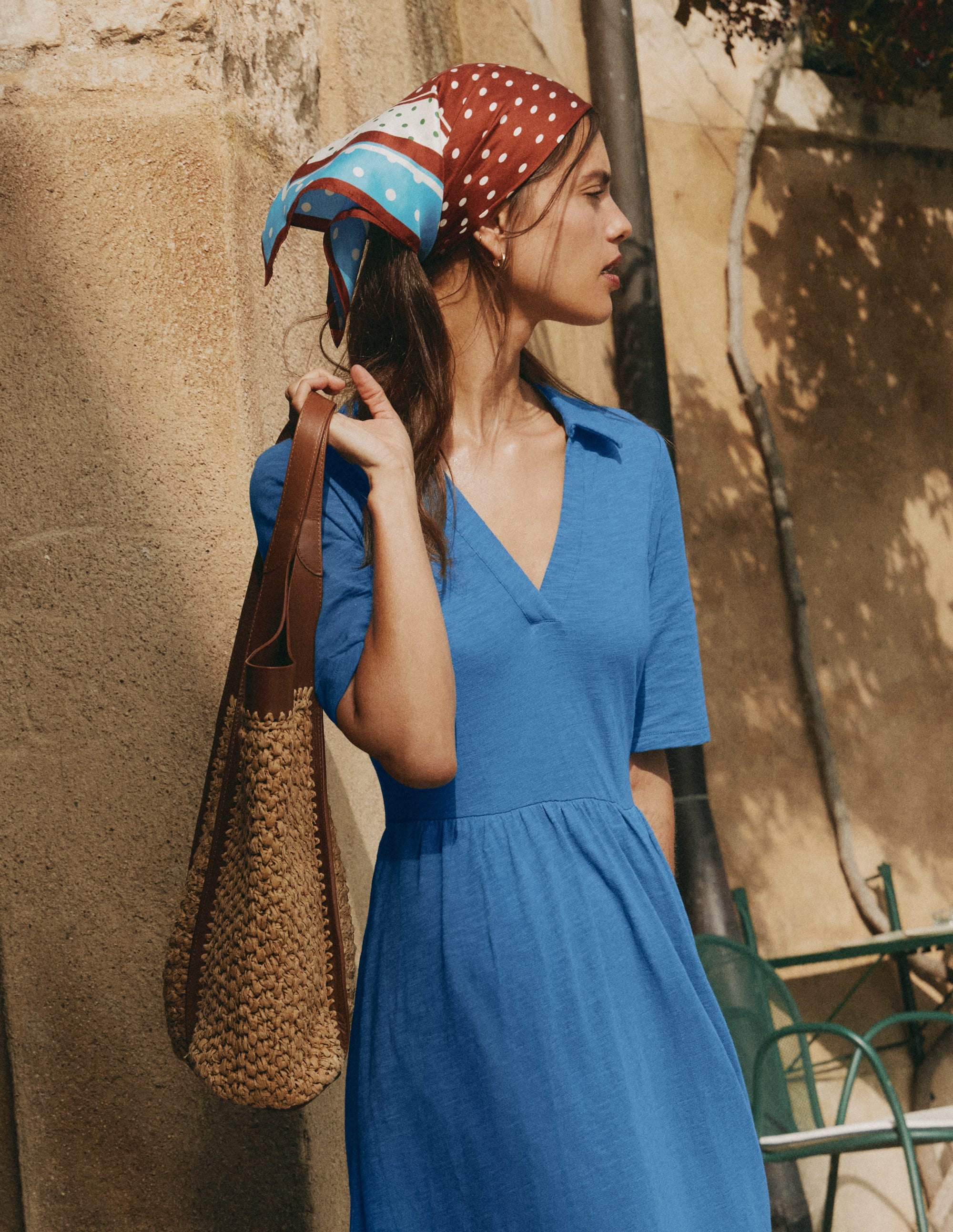 Straw Tote-Natural Raffia - Image 7