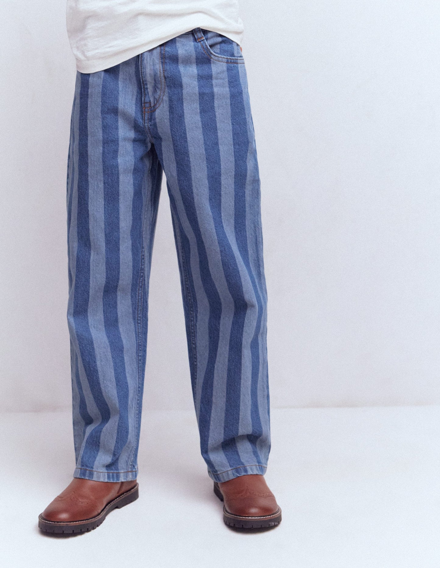 Relaxed Jeans-Stripe Shadow