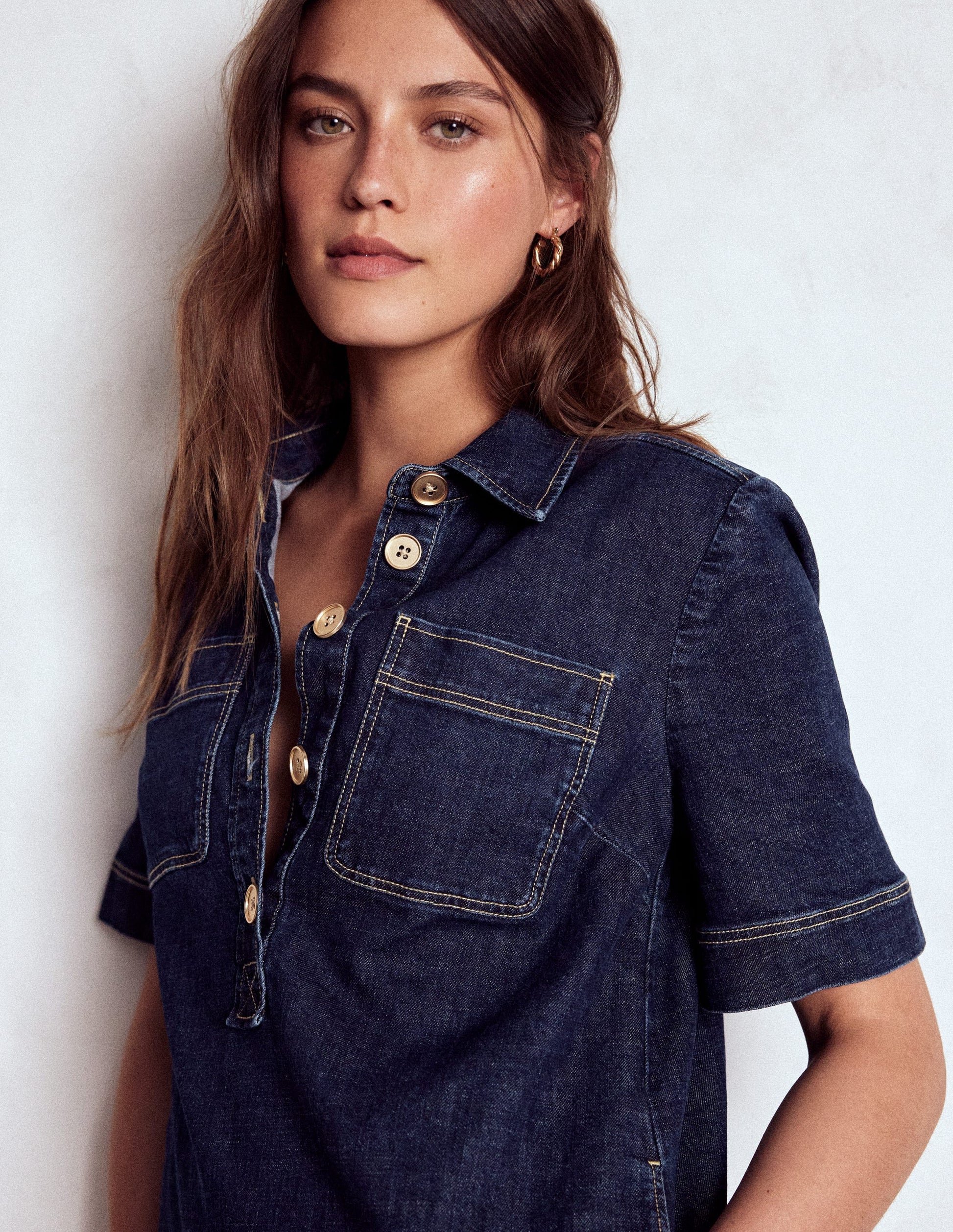 boden denim dress Holly A denim dress is a classic for a reason Boden Denim Dress Womens 6R