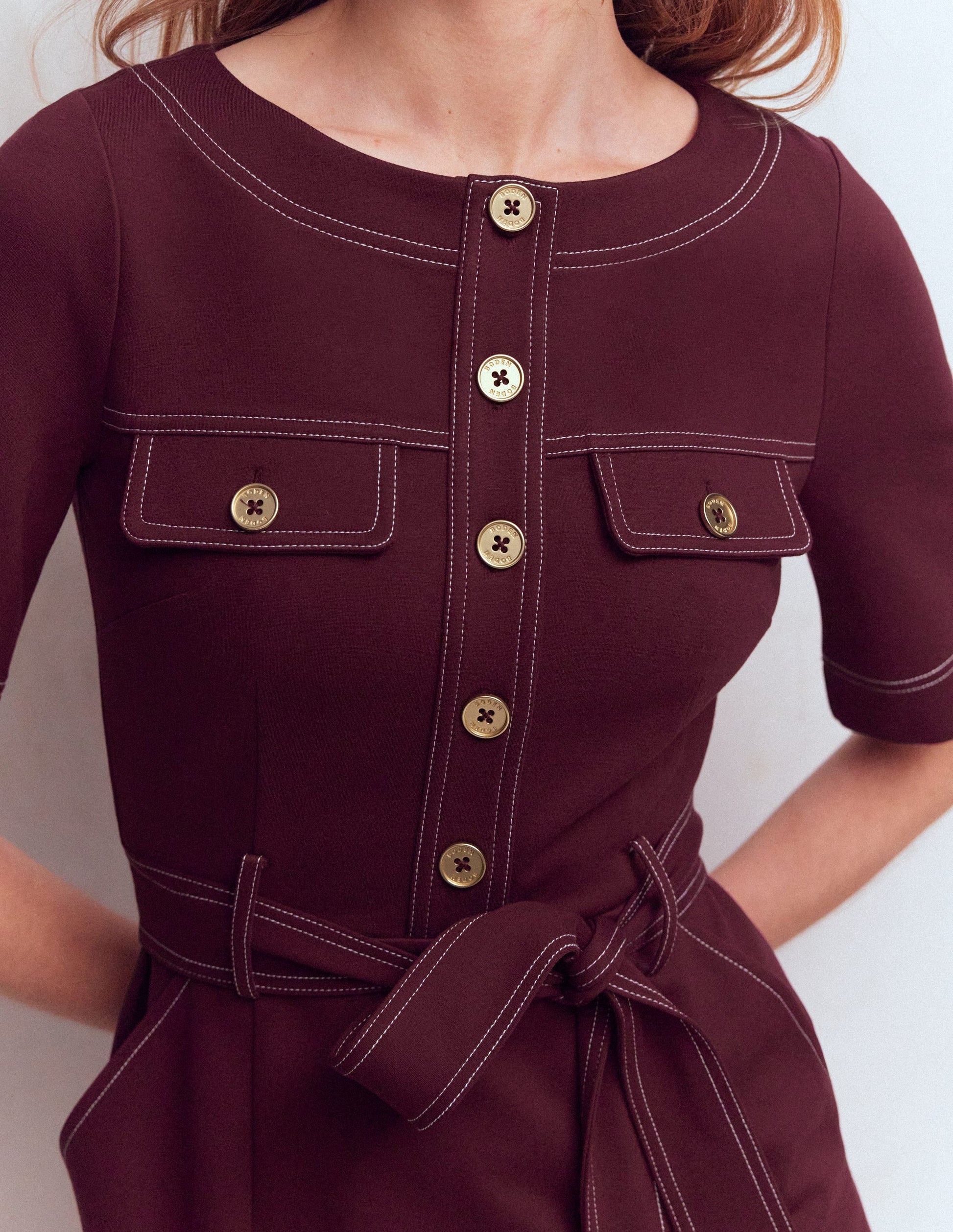 boden wren ponte midi dress BODEN Wren Ponte Midi Dress