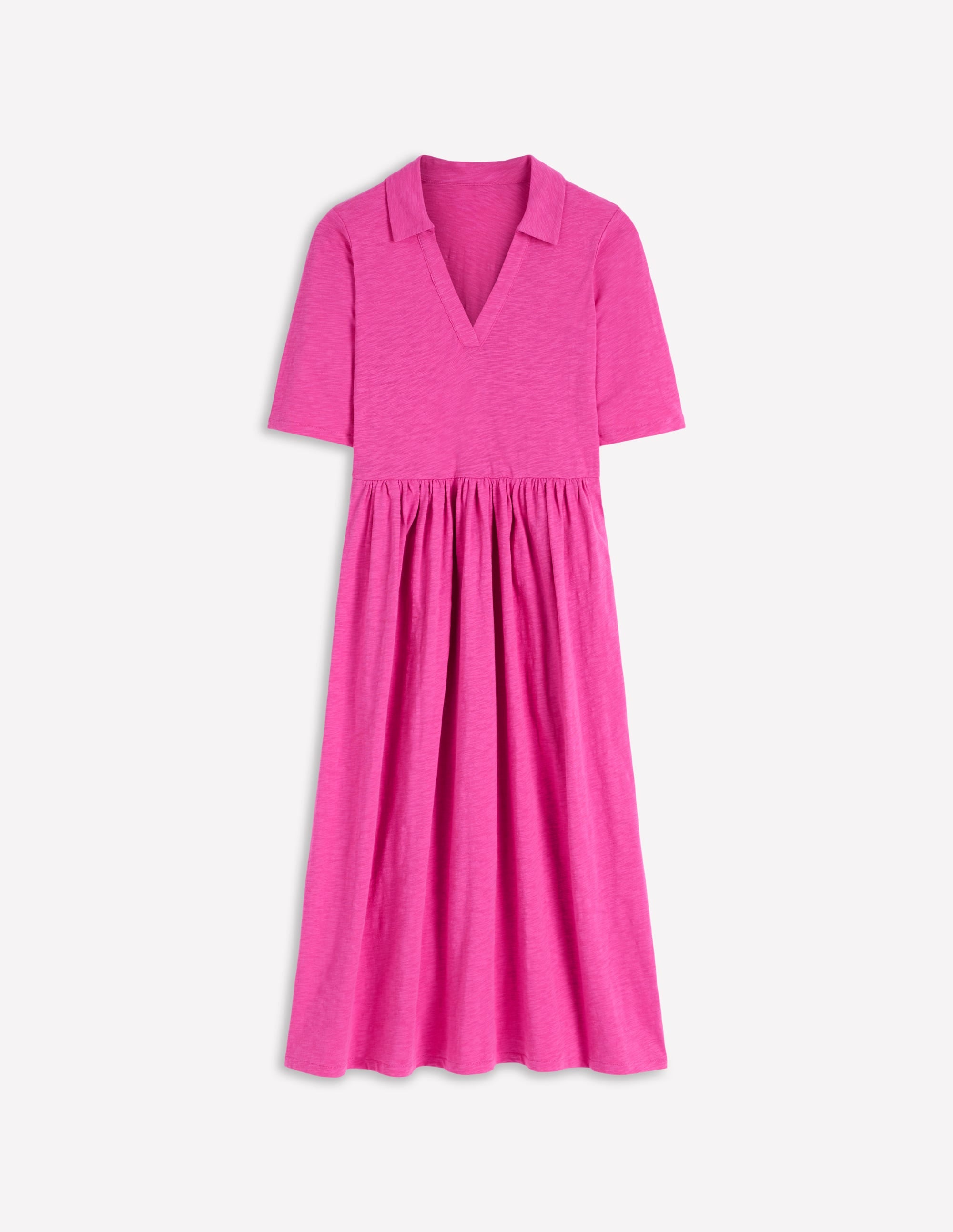 Aria Collared Jersey Dress-Passion Flower - Image 6