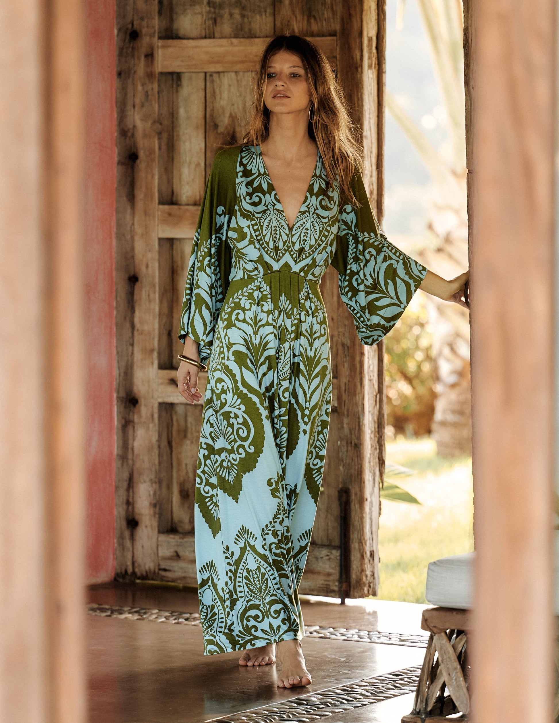 Wrap Dress Olive Green Dress With Pockets Linen Maxi Dress For Women, Formal Linen Dress, Romantic Wrap Dress Olive Green Dress With Pockets Linen Maxi Dress For Women, Formal Linen Dress, Romantic