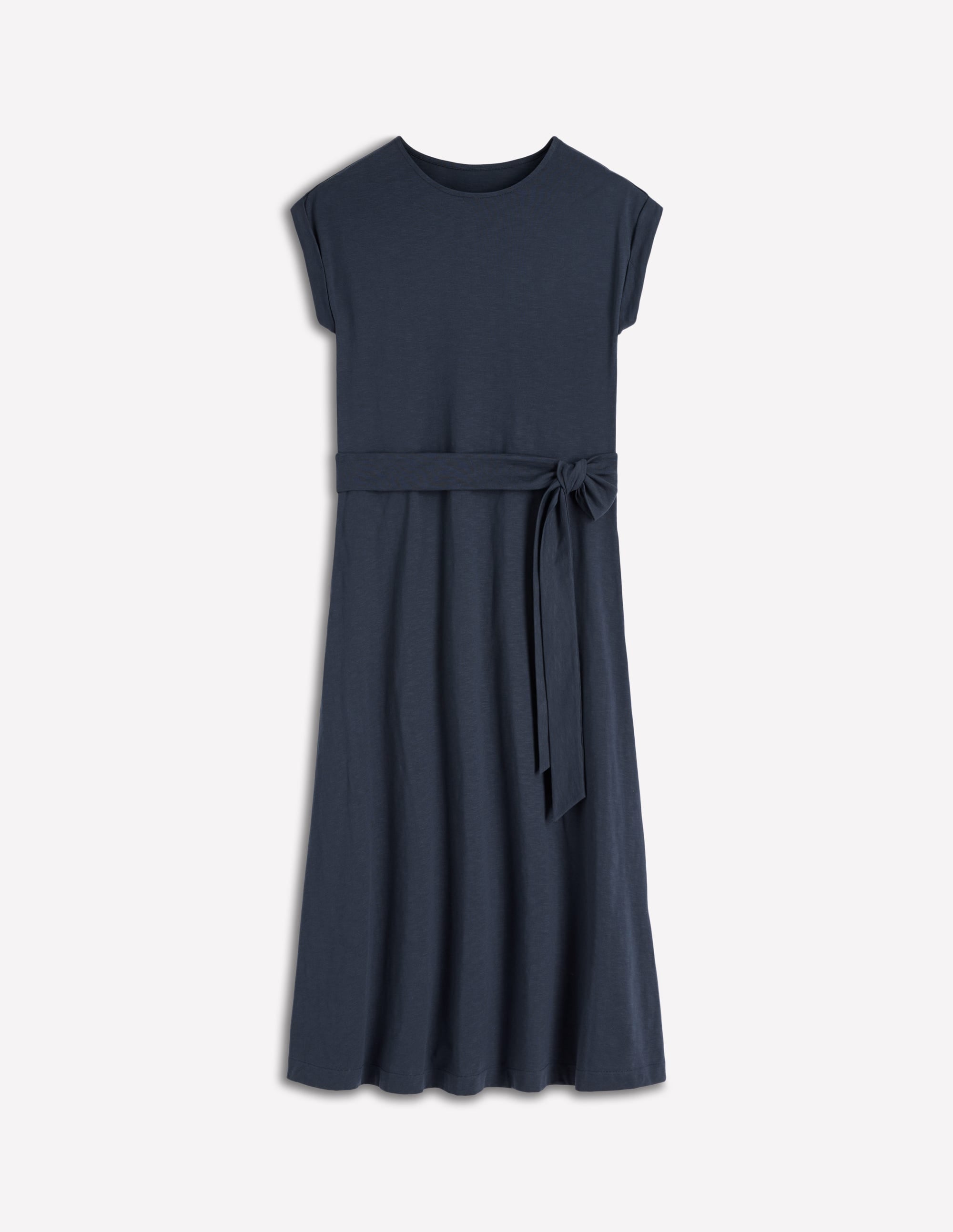 Eve Jersey Midi Dress-Navy - Image 6
