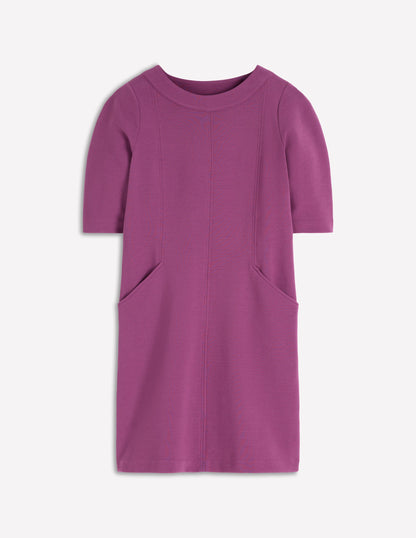Nessa Ottoman Shift Dress-Damson-5