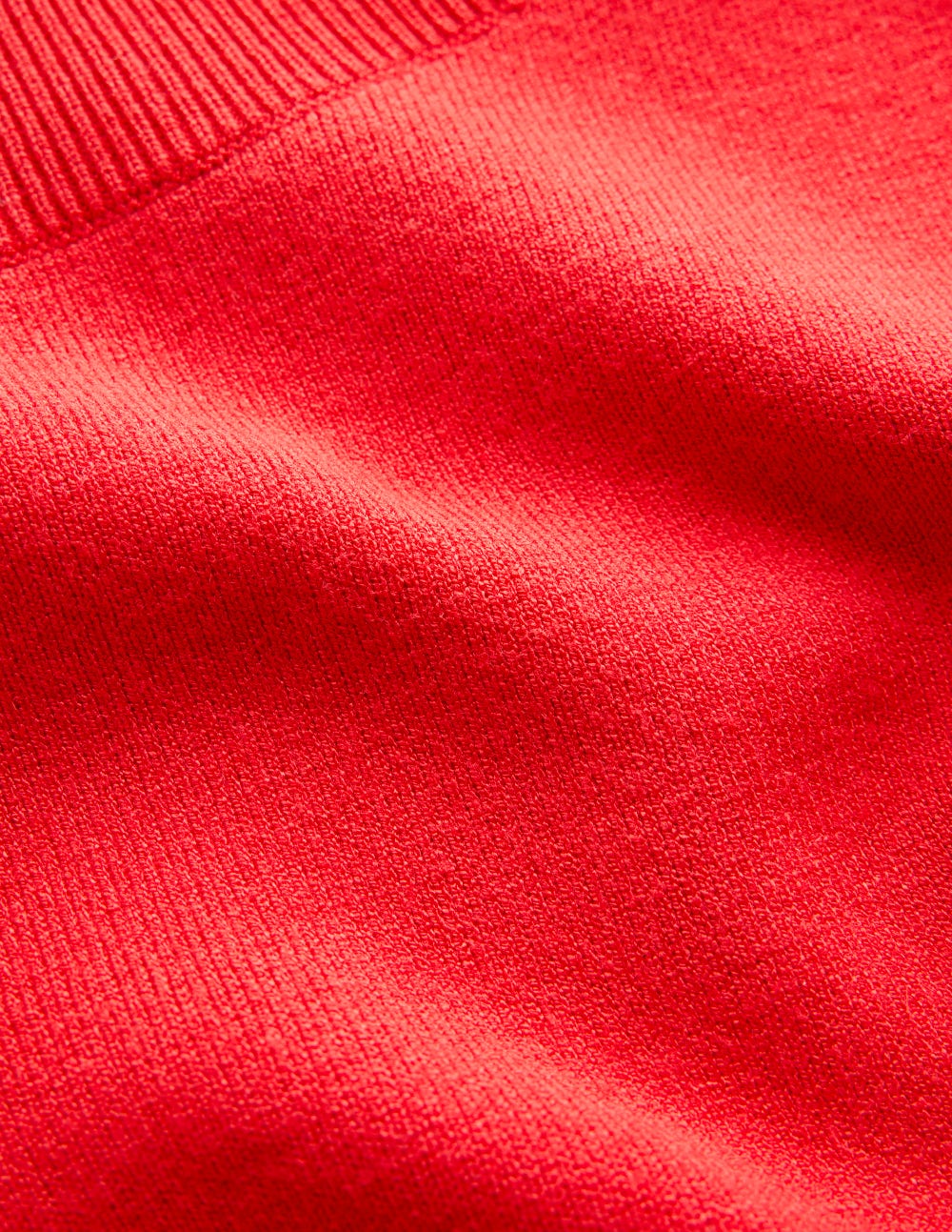 Tiana Tie Front Knitted Dress-Merida Red - Image 6