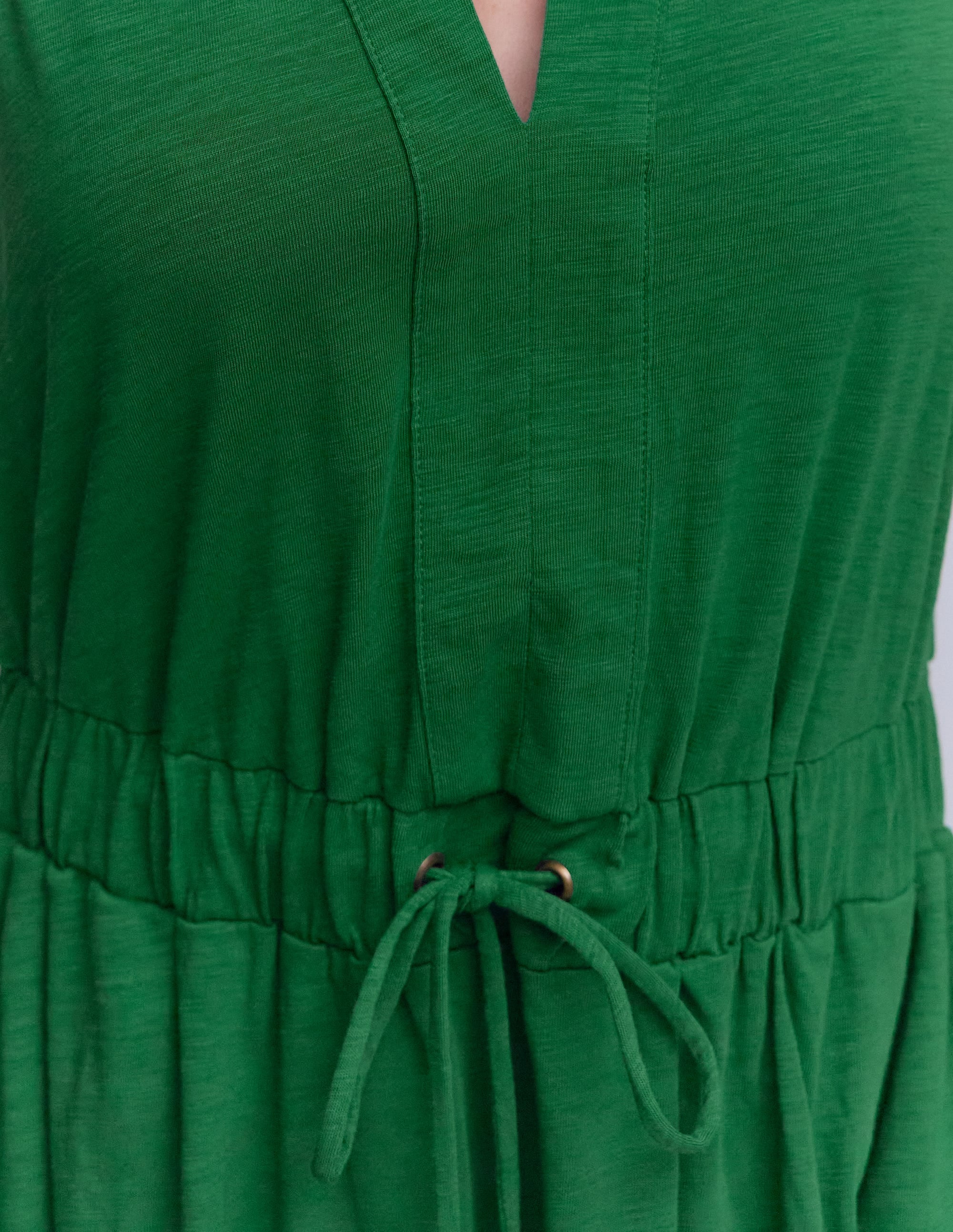Delphine Midi Jersey Dress-Fresh Green - Image 2