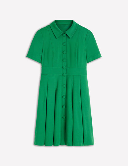 Bridget Ponte Short Dress-Fresh Green-5