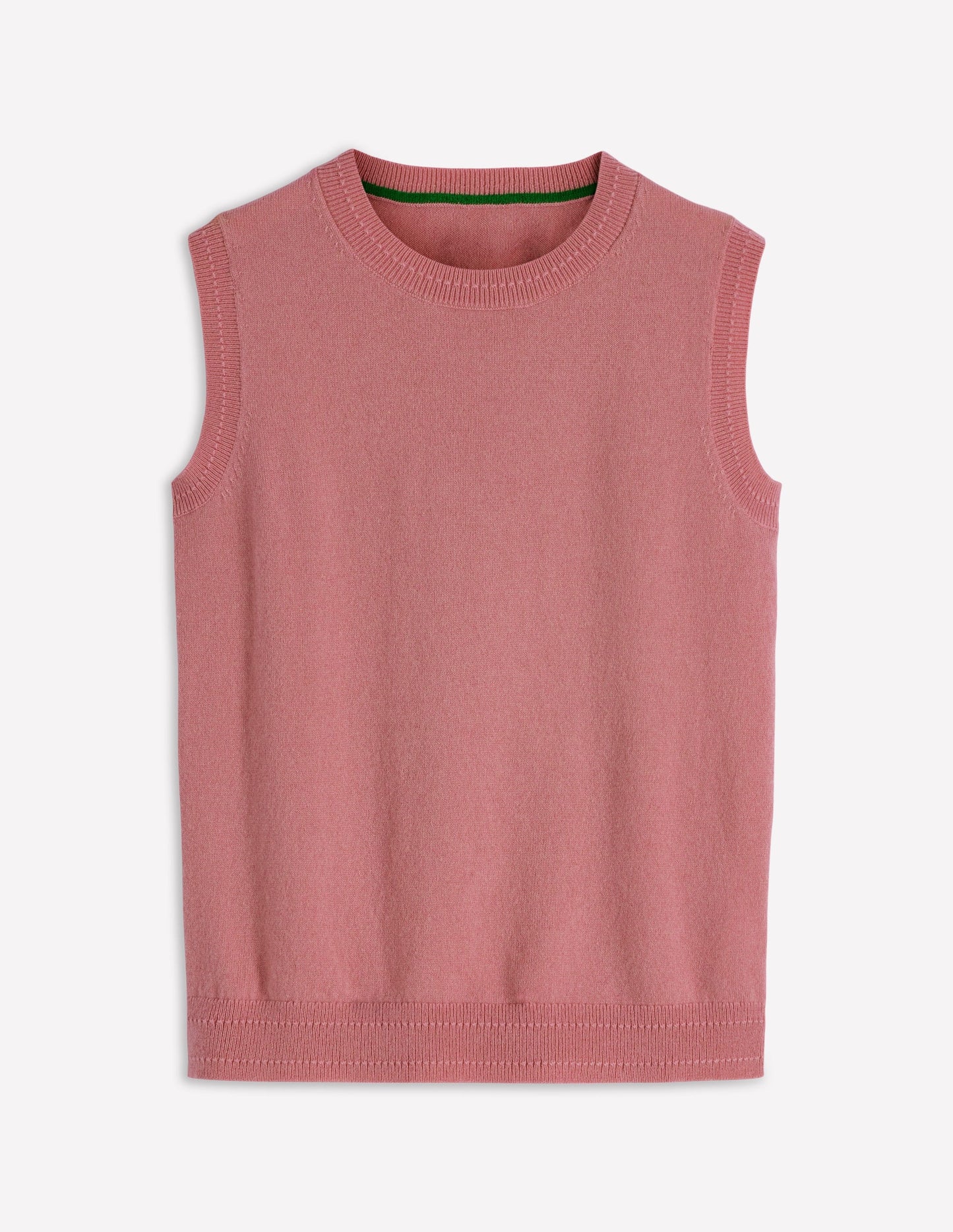 Eva Cashmere Tank-Camelia Pink
