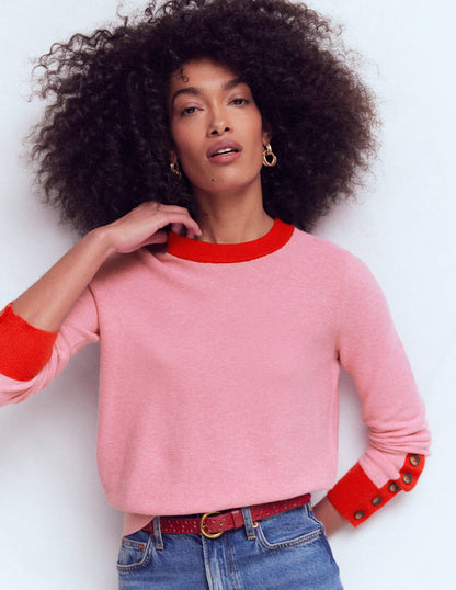 Grace Colour Block Jumper-Pink Lady-6