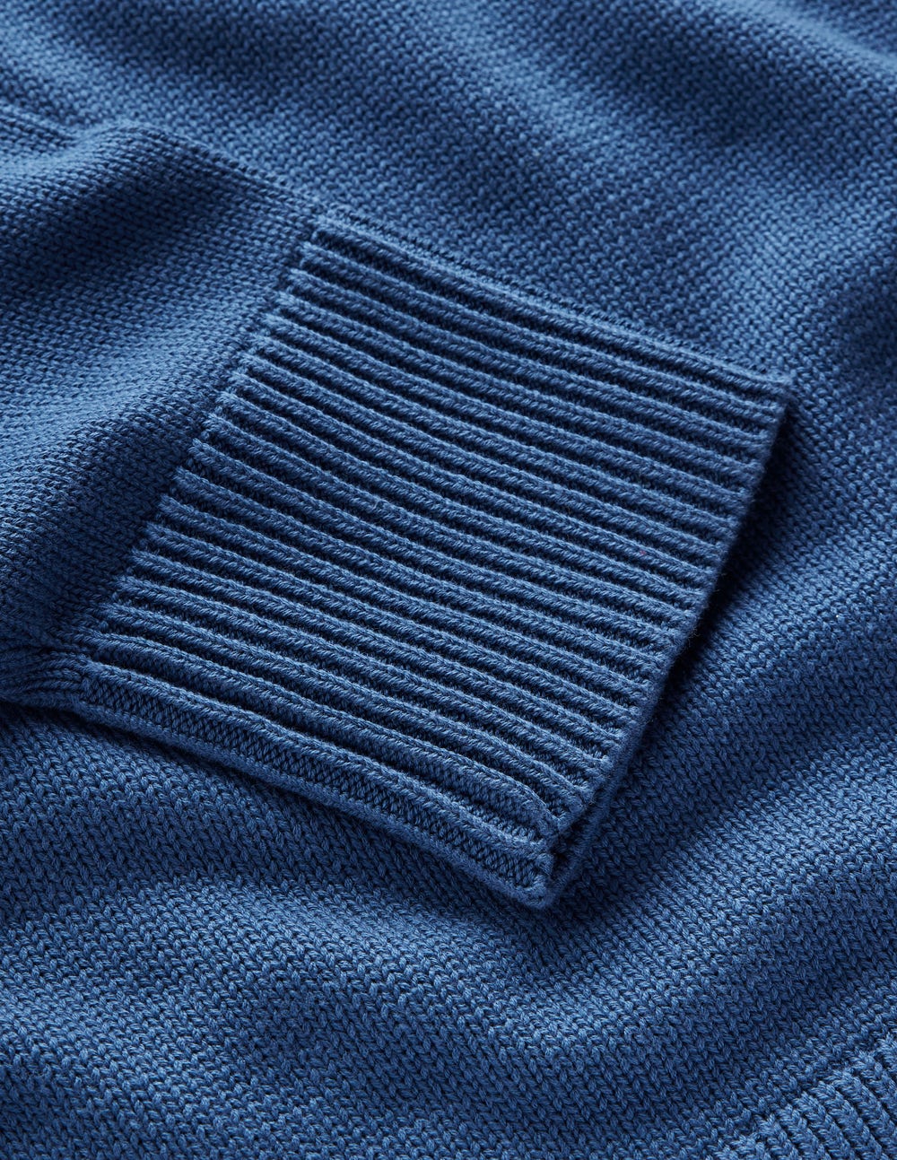 Lucy Relaxed Cotton Jumper-Denim Blue-6