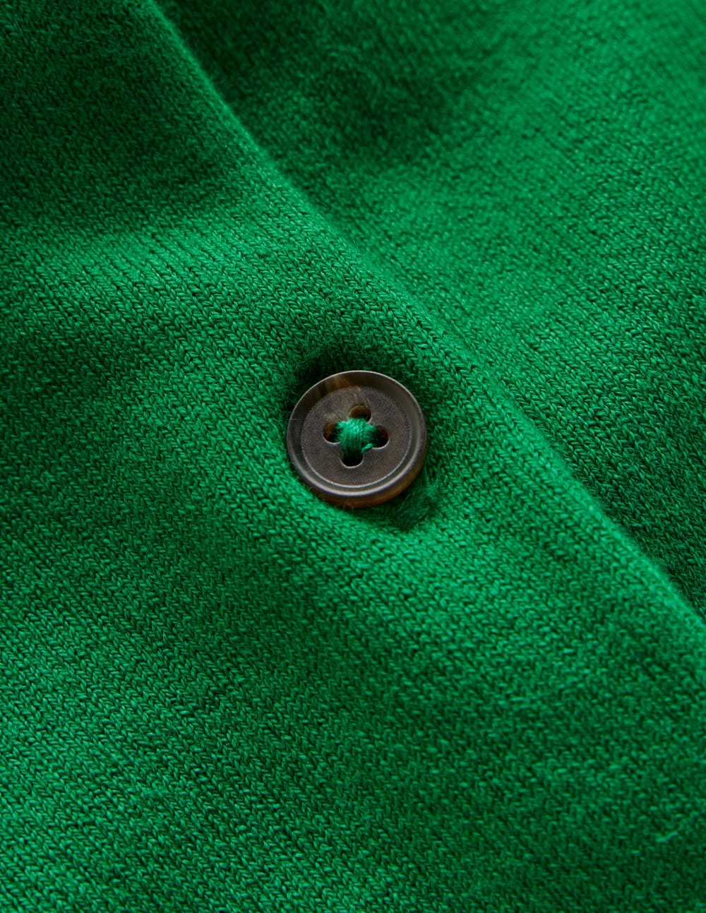 Emilia Cotton Cropped Cardigan-Rich Emerald-6