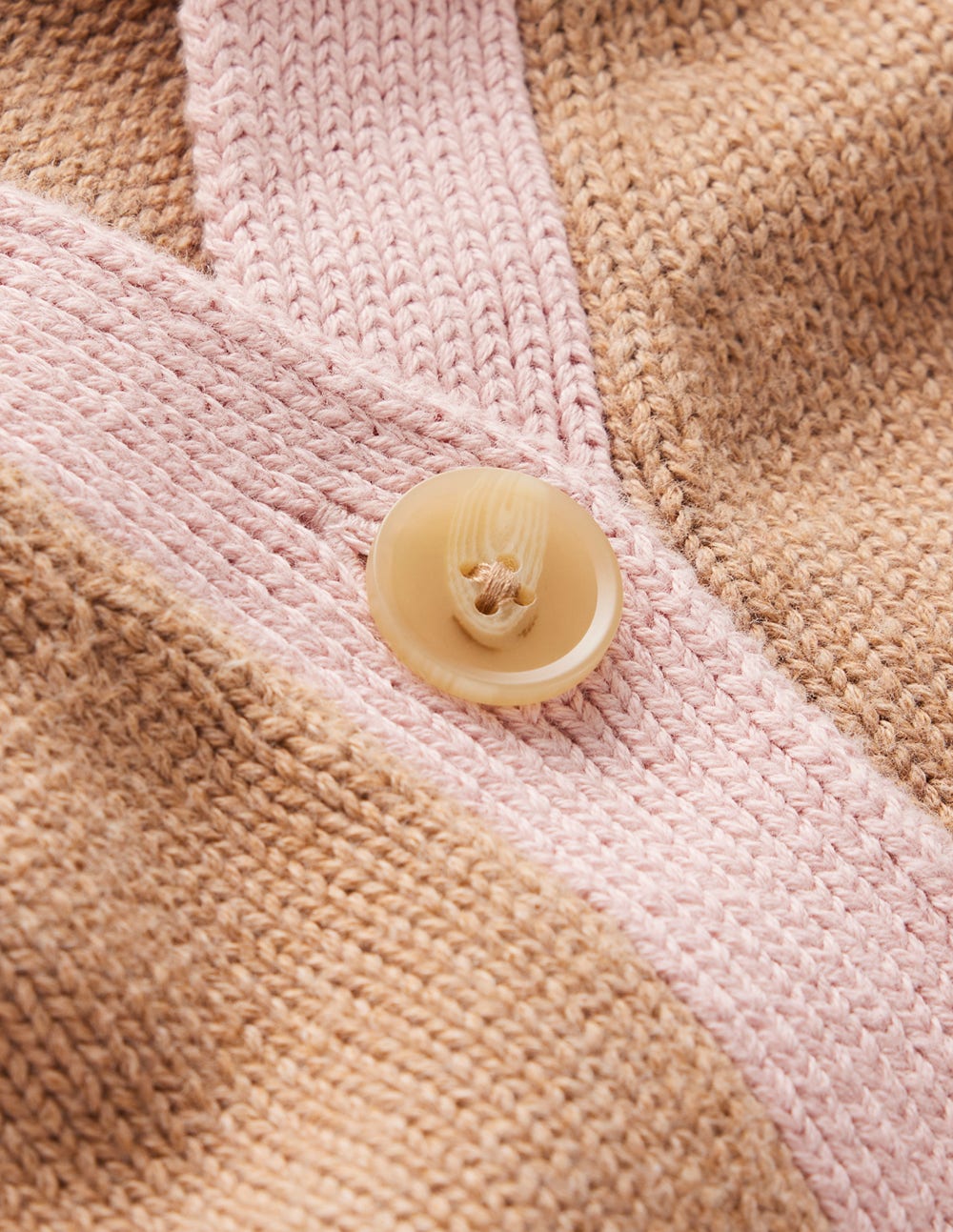 Lucy Relaxed Cotton Cardigan-Camel Melange-7