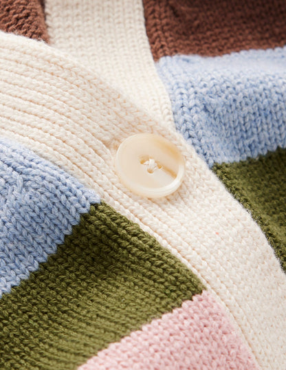 Lucy Relaxed Cotton Cardigan-Multi Hotch-8
