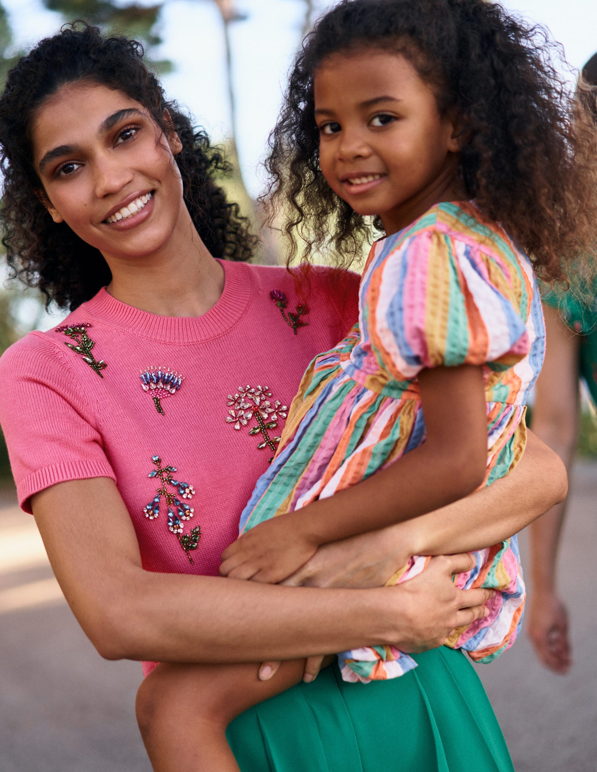 Embellished T-Shirt-Pink Punch-2