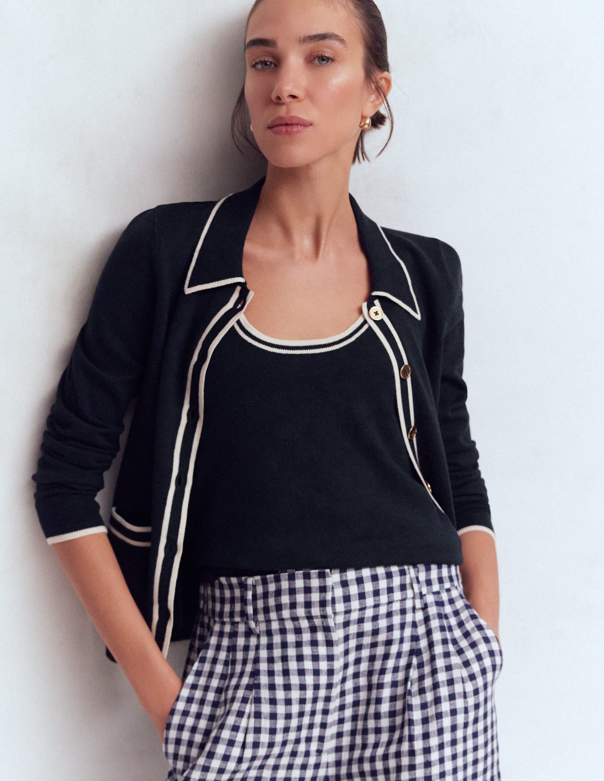 Liz Knitted Tank-Navy - Image 5