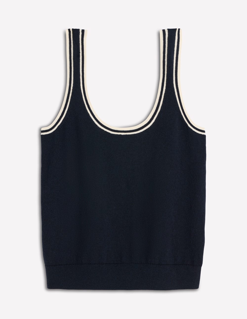 Liz Knitted Tank-Navy-6
