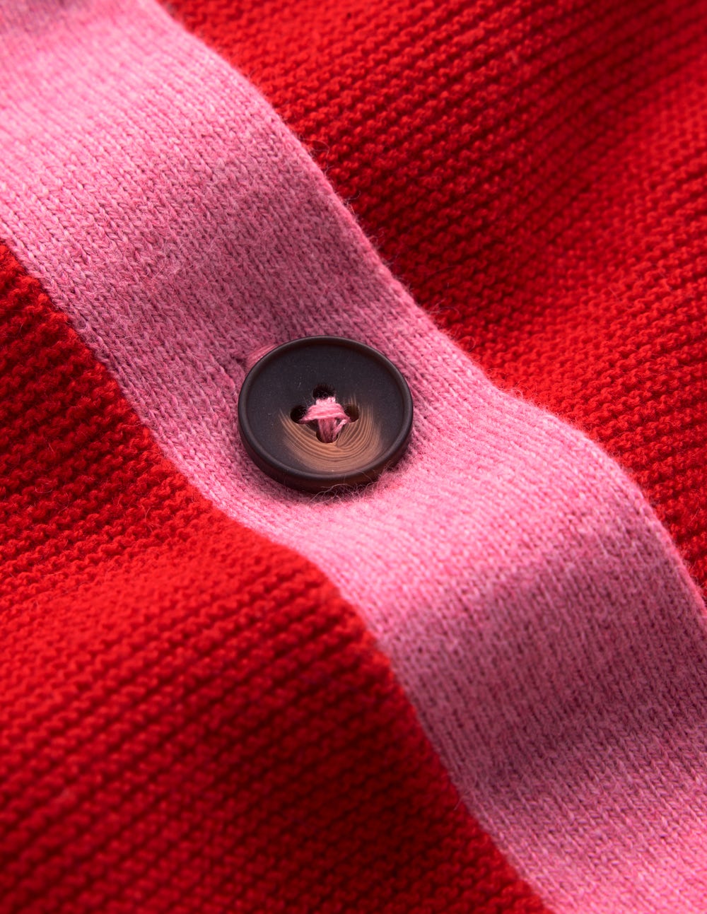 Grace Colour Block Cardigan-Bright Cherry - Image 7