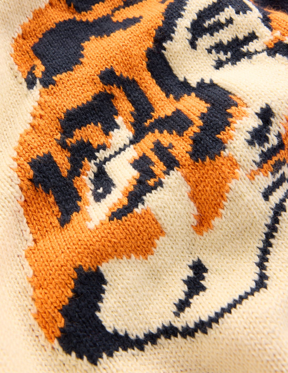 Novelty Jumper-Warm Ivory and Pink Tiger - Image 8