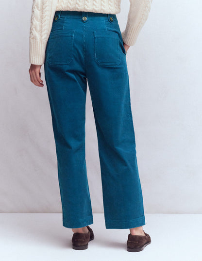 Pimlico Cord Trousers-Indigo Blue-3