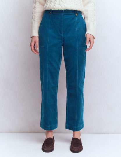 Pimlico Cord Trousers-Indigo Blue-4