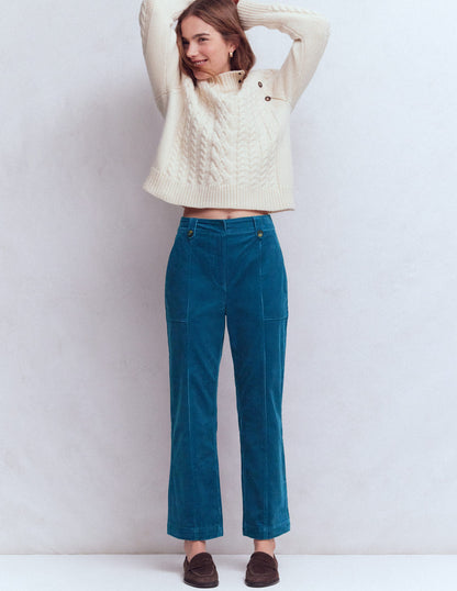 Pimlico Cord Trousers-Indigo Blue-6