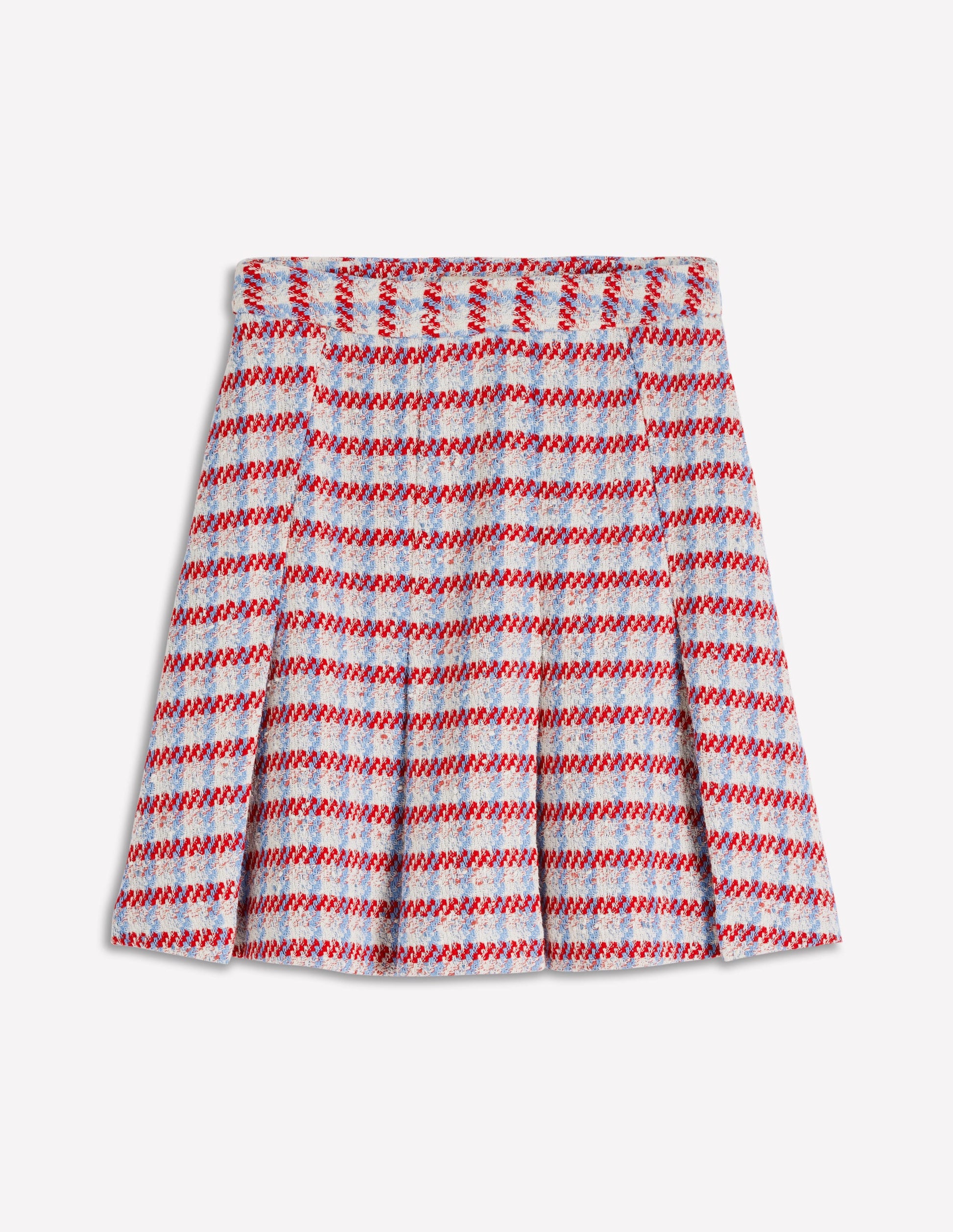 Flippy Textured Skirt-Pink Textured-6
