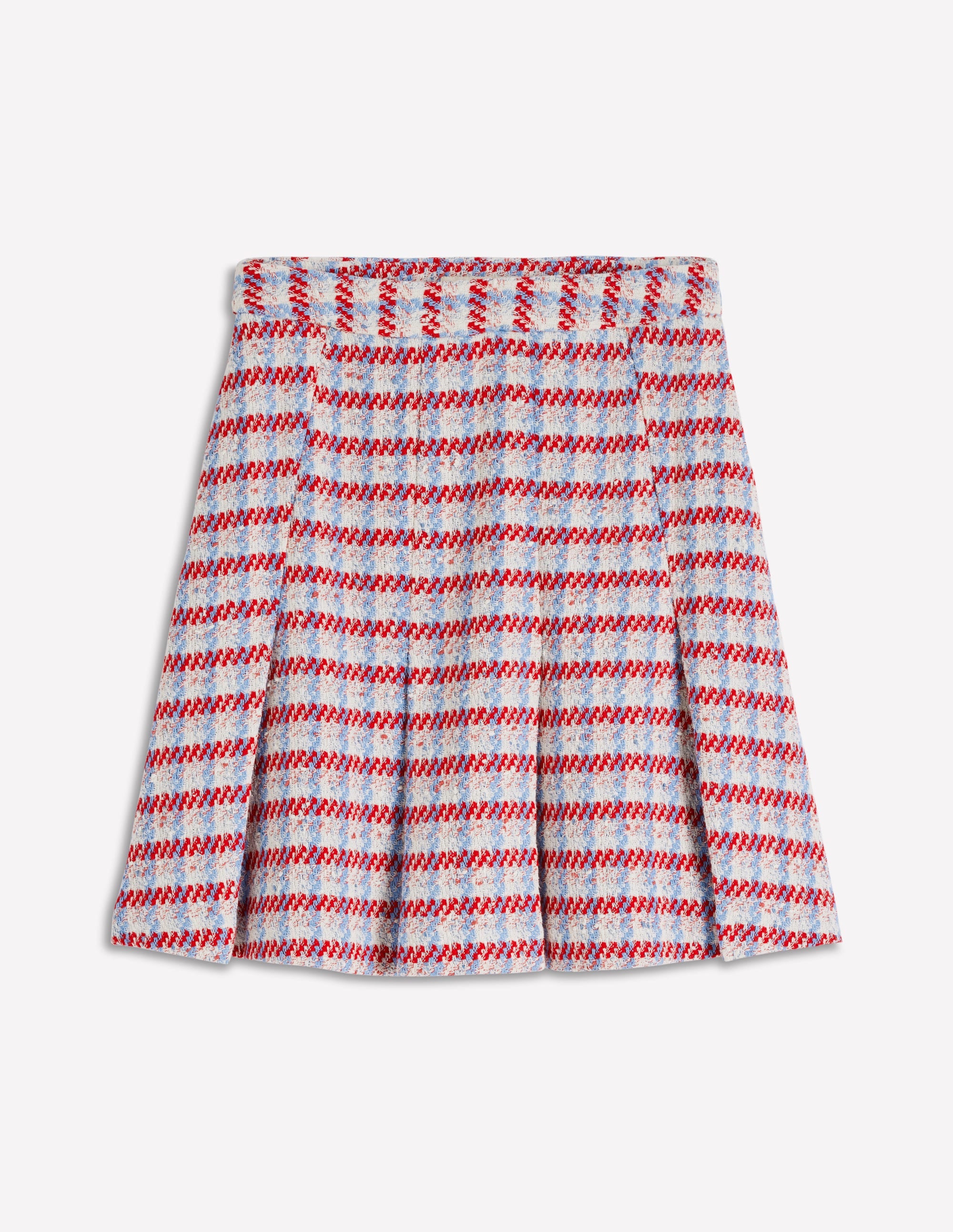 Flippy Textured Skirt-Pink Textured - Image 6