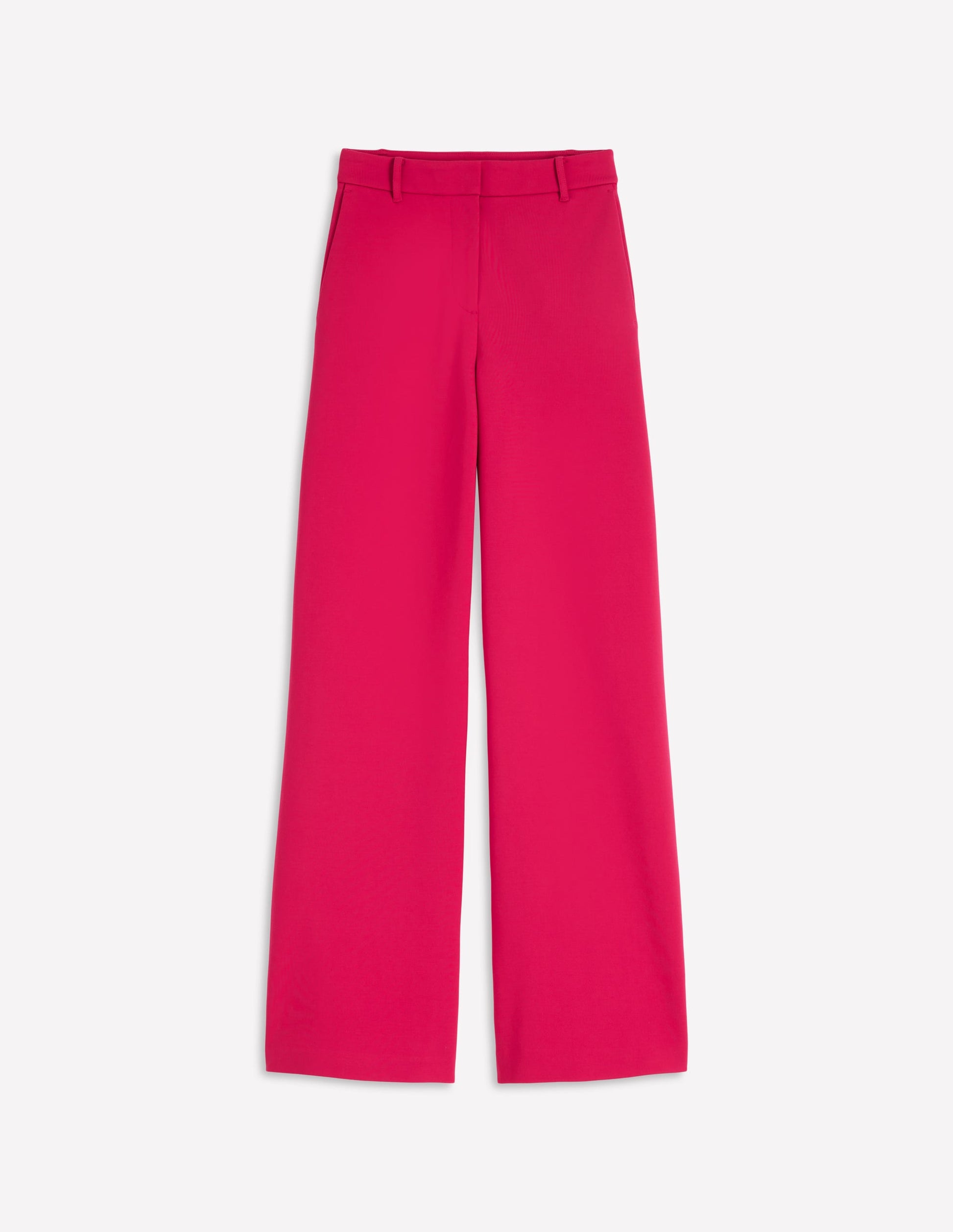 Belgravia Ponte Trousers-Pomegranate-7