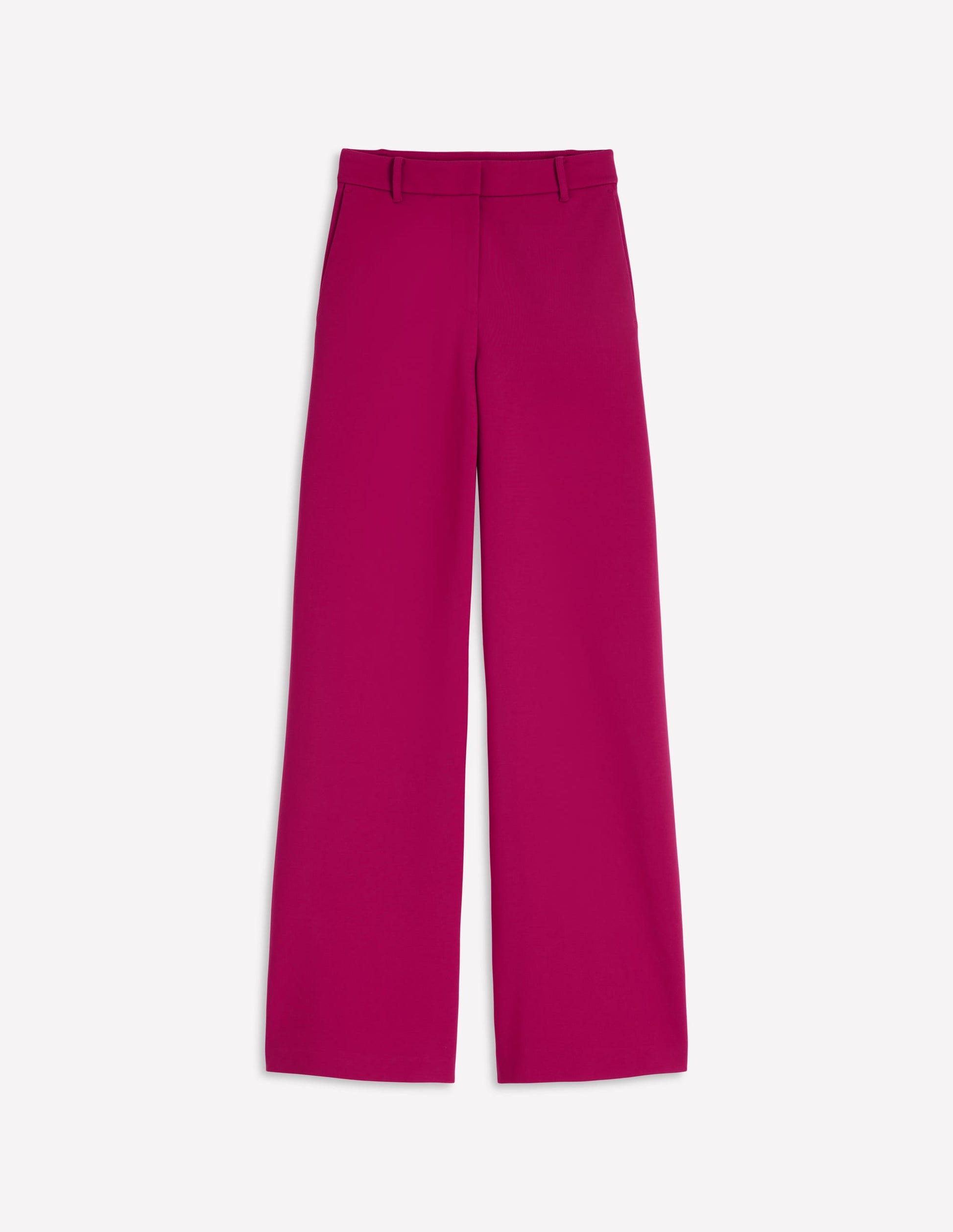 Belgravia Ponte Trousers-Pomegranate-7