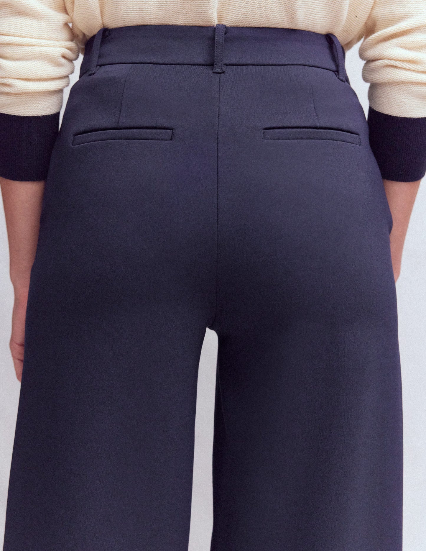 Belgravia Ponte Trousers-Navy