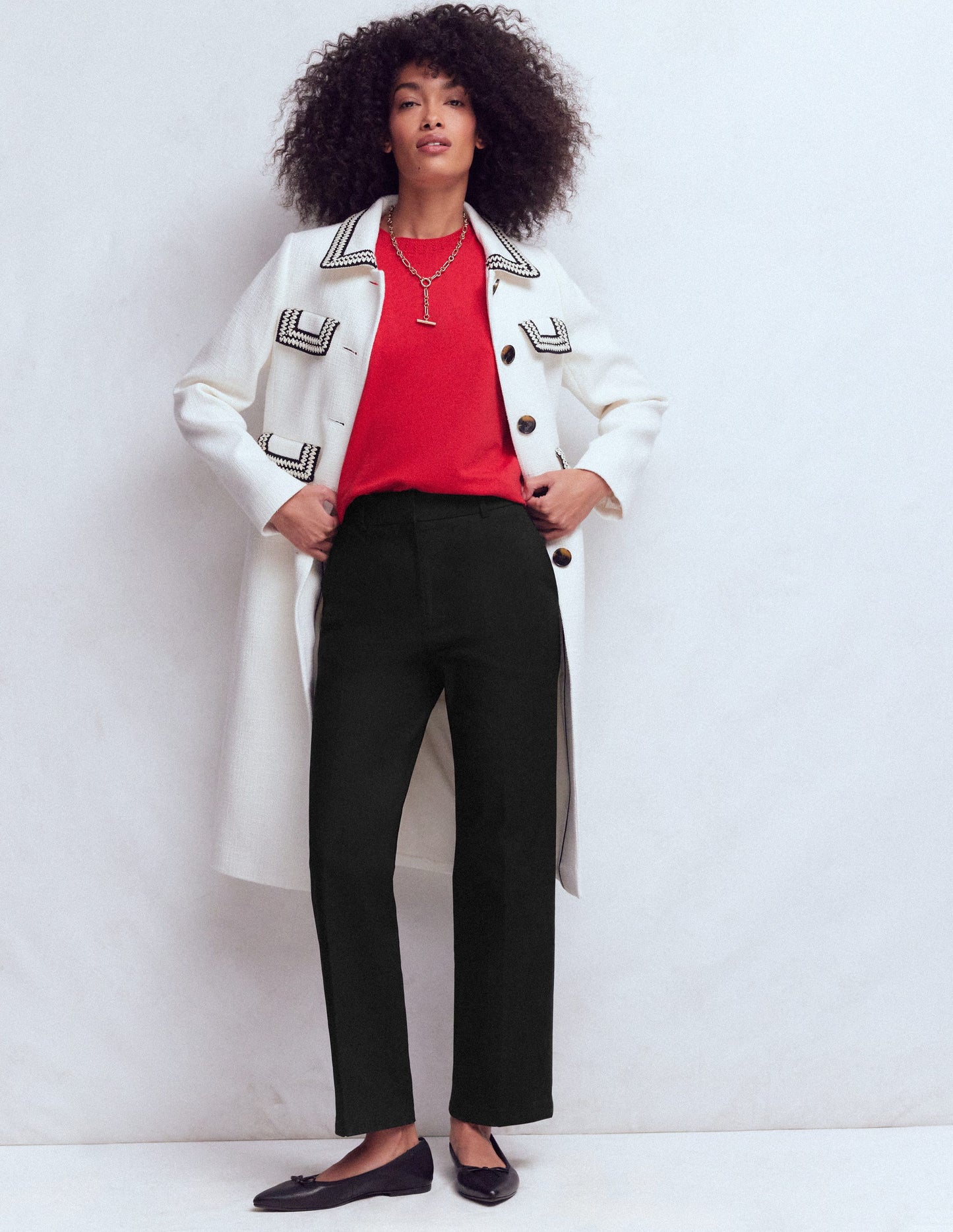 Canonbury 7/8 Trousers-Black