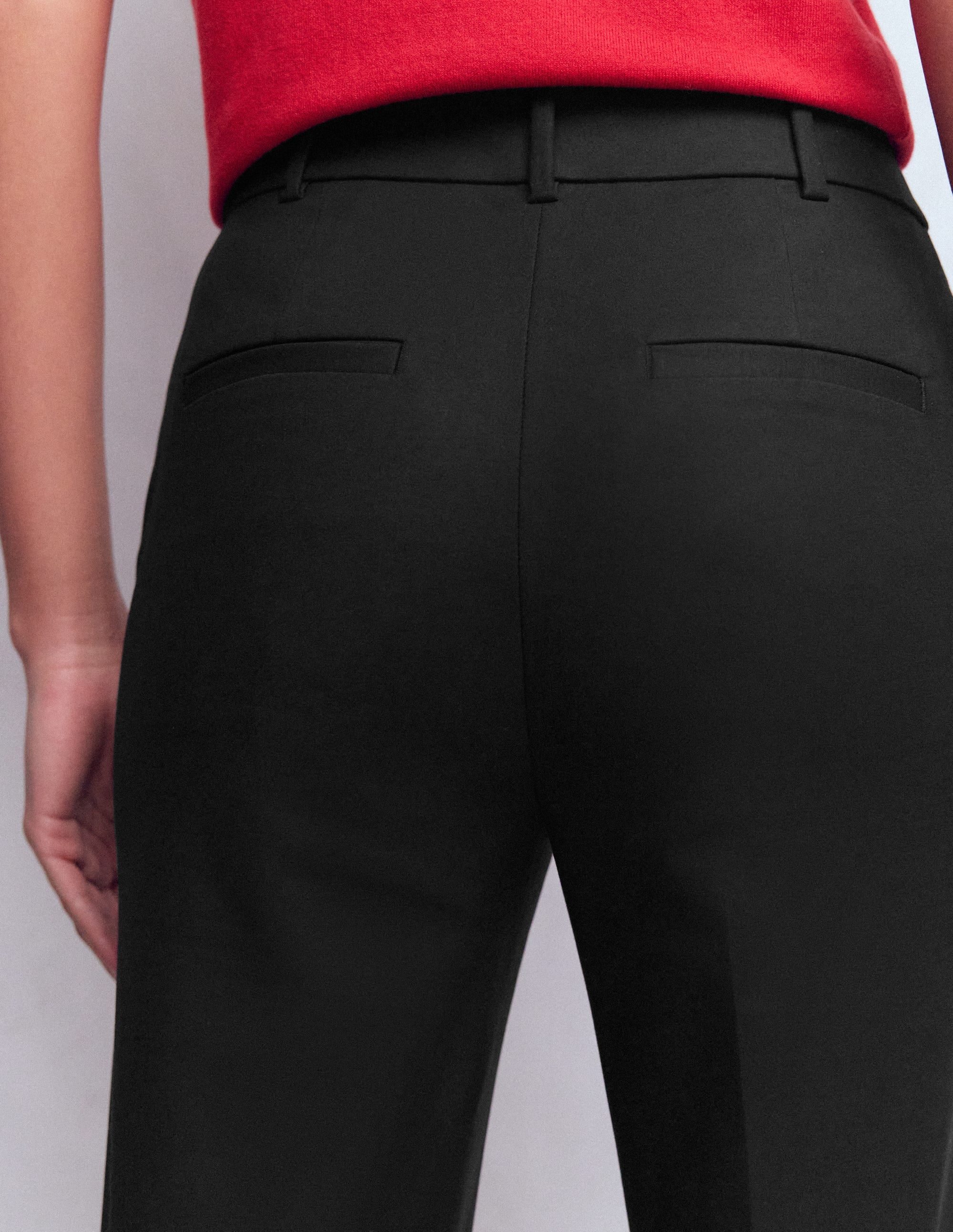 Canonbury Cotton 7/8 Trousers-Black - Image 5
