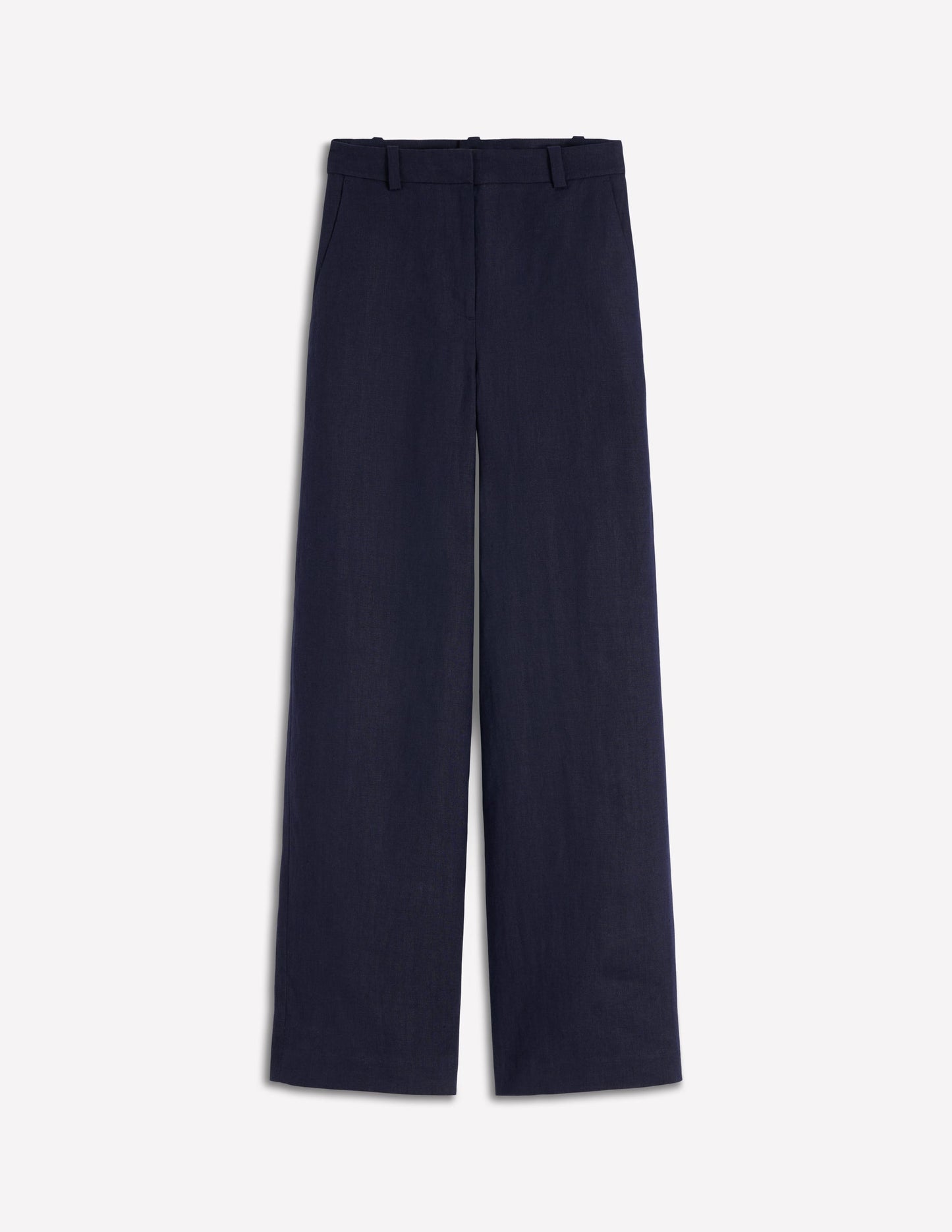 Belgravia Linen Trousers-Navy