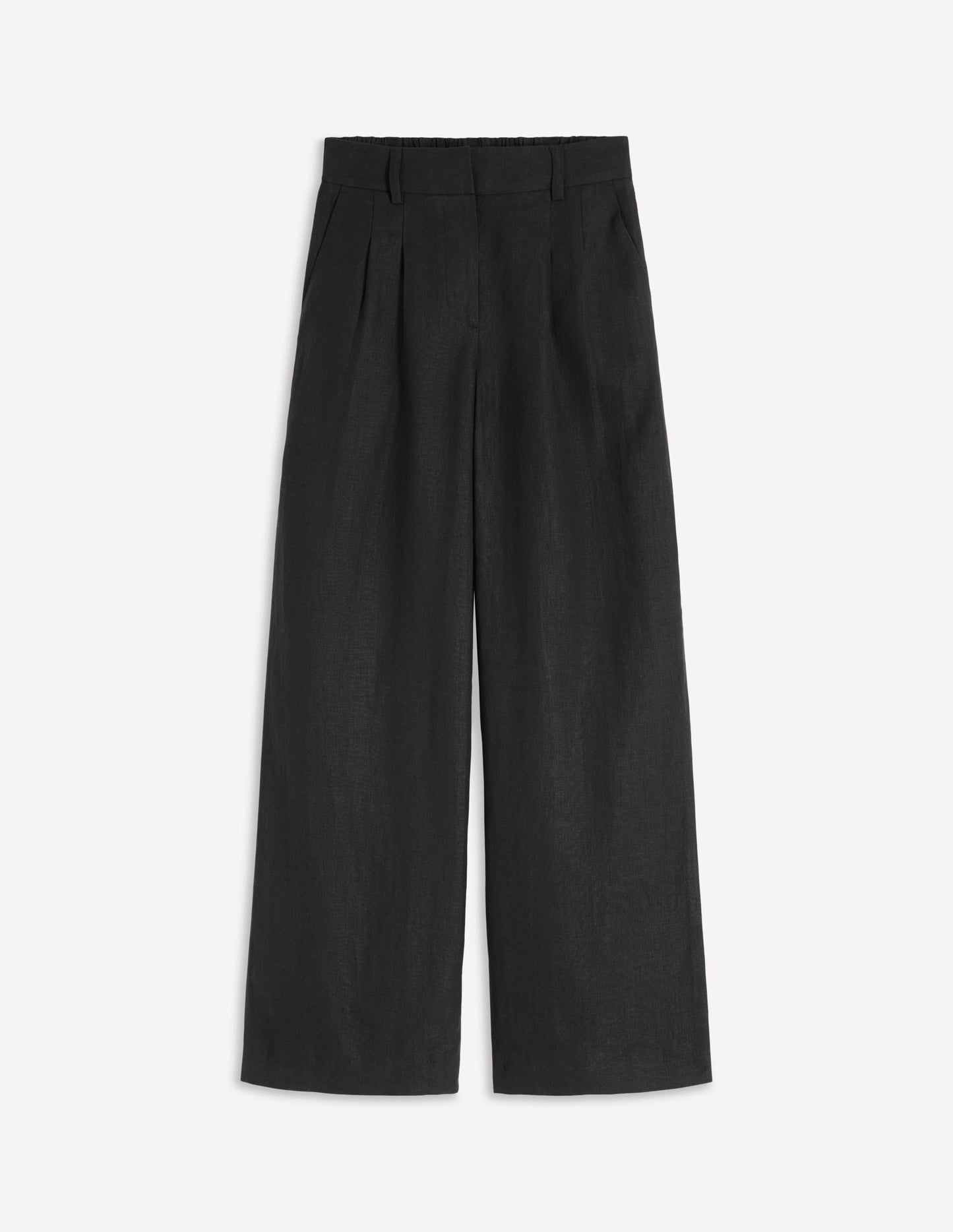 Kensington Linen Trousers-Black