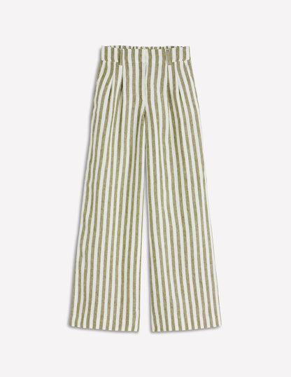 Kensington Linen Trousers-Mayfly Stripe-6