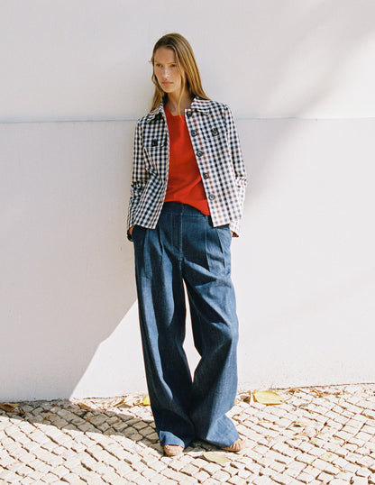 Kensington Twill Trousers-Indigo-1