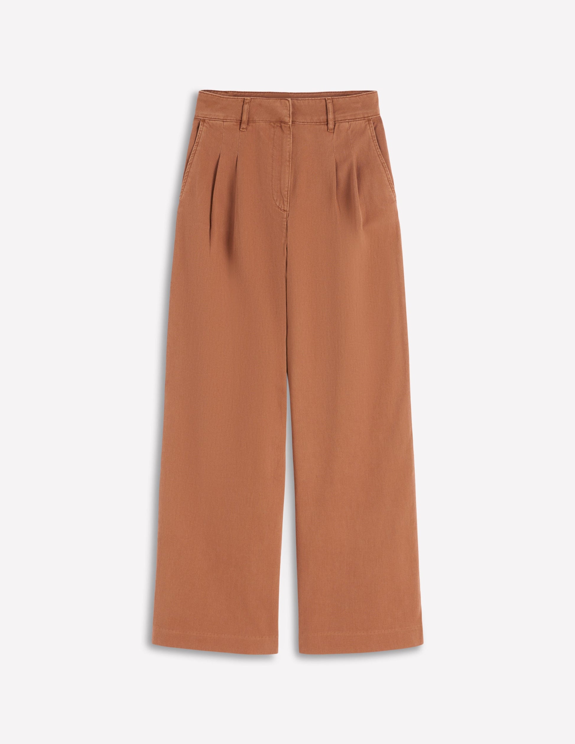 Kensington Wide Leg Trousers-Ginger-5