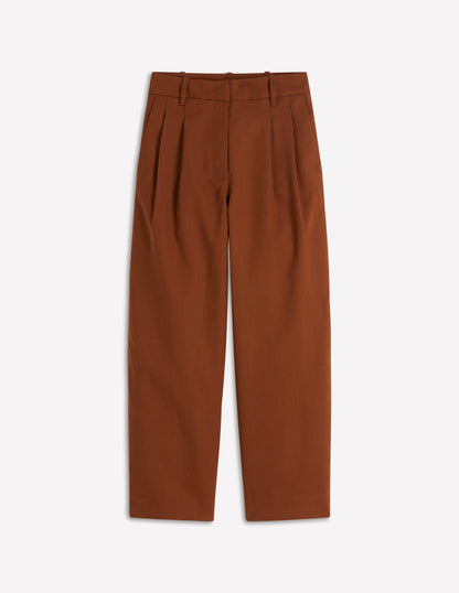 Bloomsbury Cotton Trousers-Russet-6