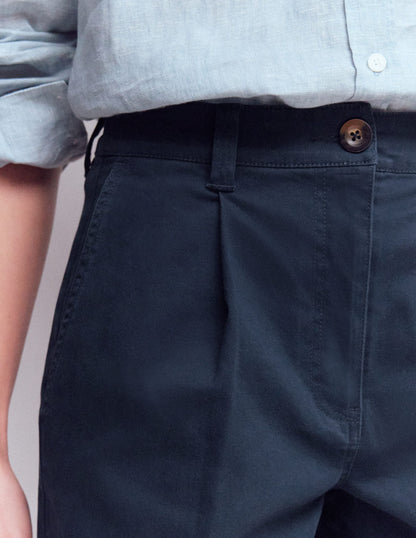 Chino Shorts-Navy-2