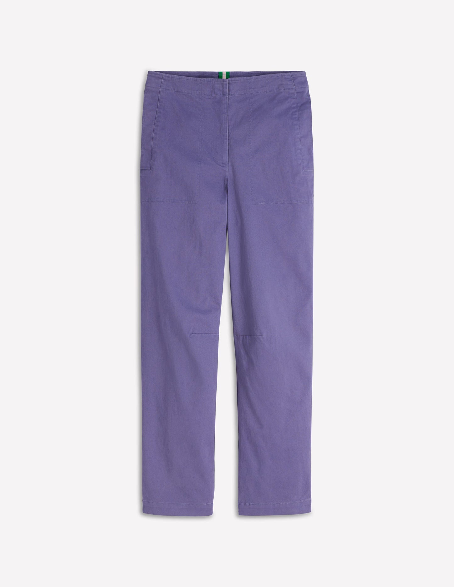 Straight Taper Trousers-Purple Thistle