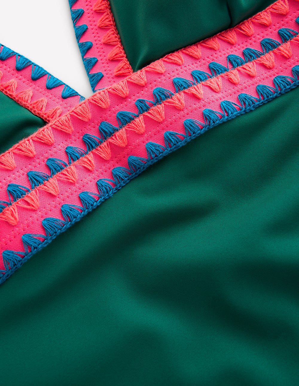 Porto V-neck Swimsuit-Mangrove Green, Embroidery-10