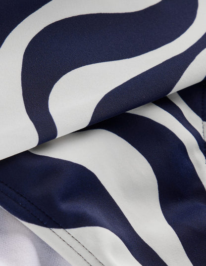 Classic Fold Bikini Bottoms-Navy, Rythmic Wave-7