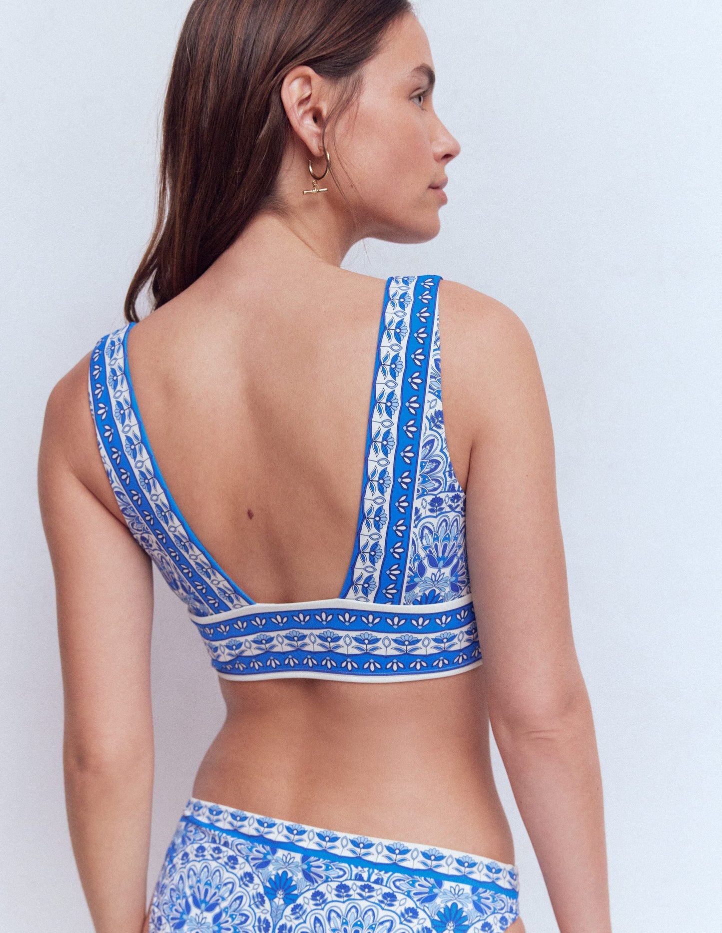 Porto Bikini Top-Blue, Elaborate Terrace