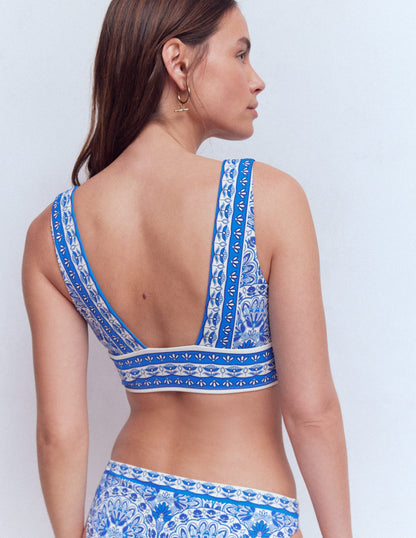 Porto Bikini Top-Blue, Elaborate Terrace-4