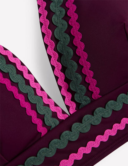 Porto Bikini Top-Chocberry-6