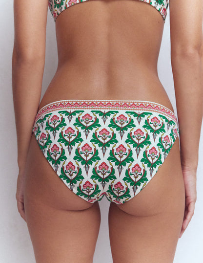 Classic Bikini Bottoms-Multi, Ornamental Stamp-5