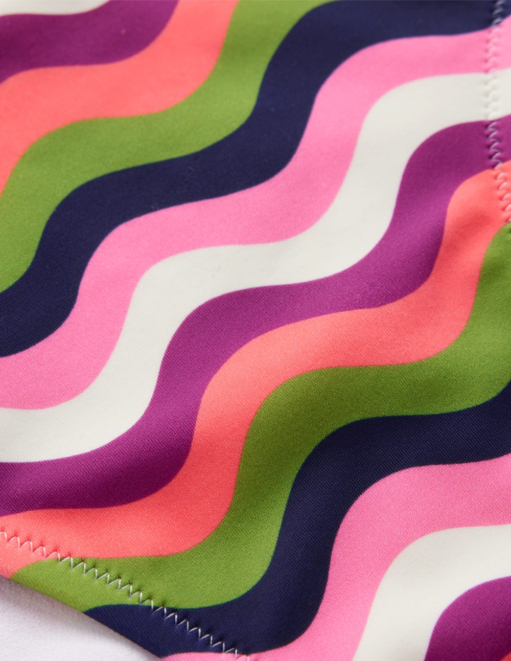 Classic Bikini Bottoms-Multi, Wavy Stripe-7
