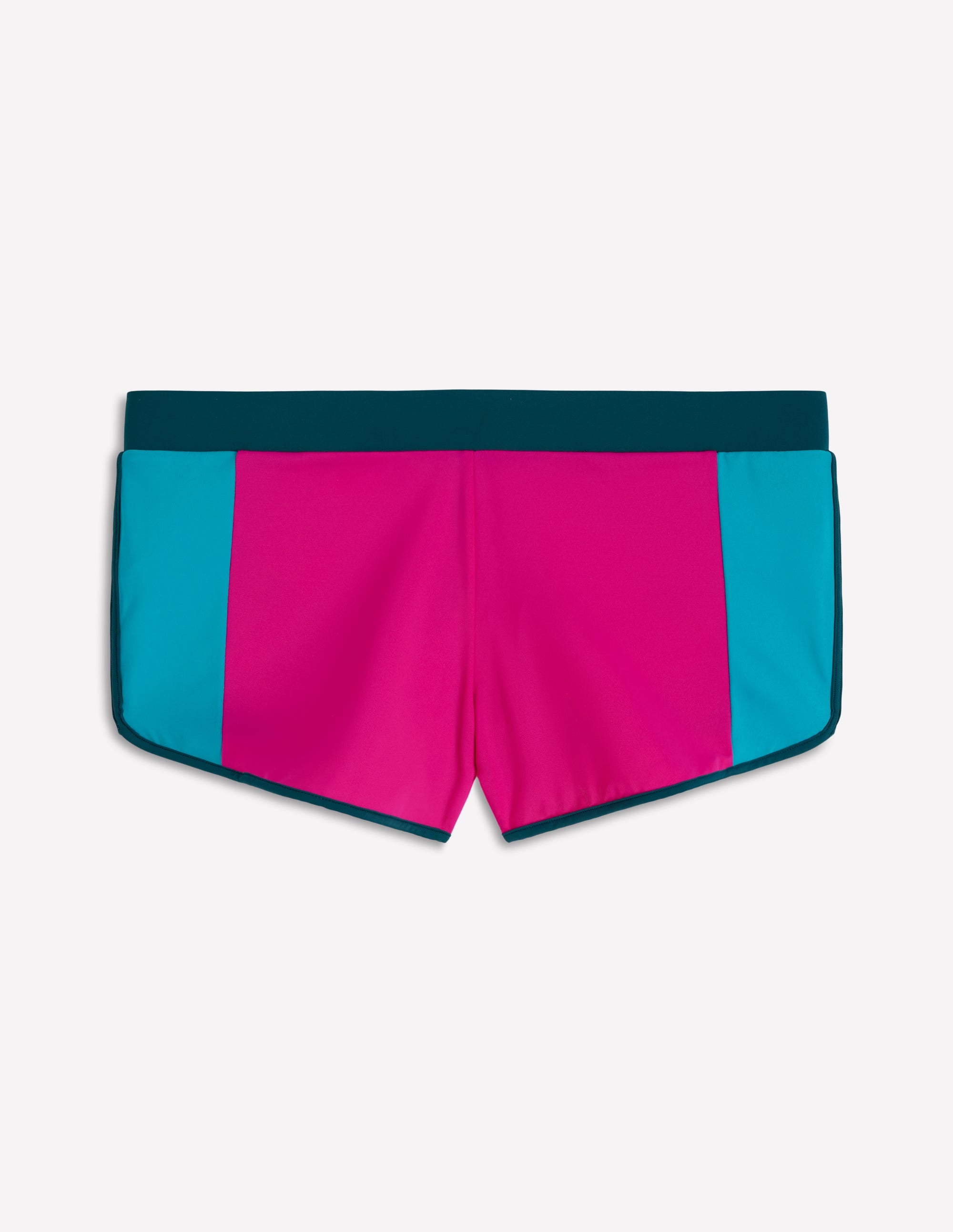 Rash Guard Swim Shorts-Pink, Colourblock - Image 5