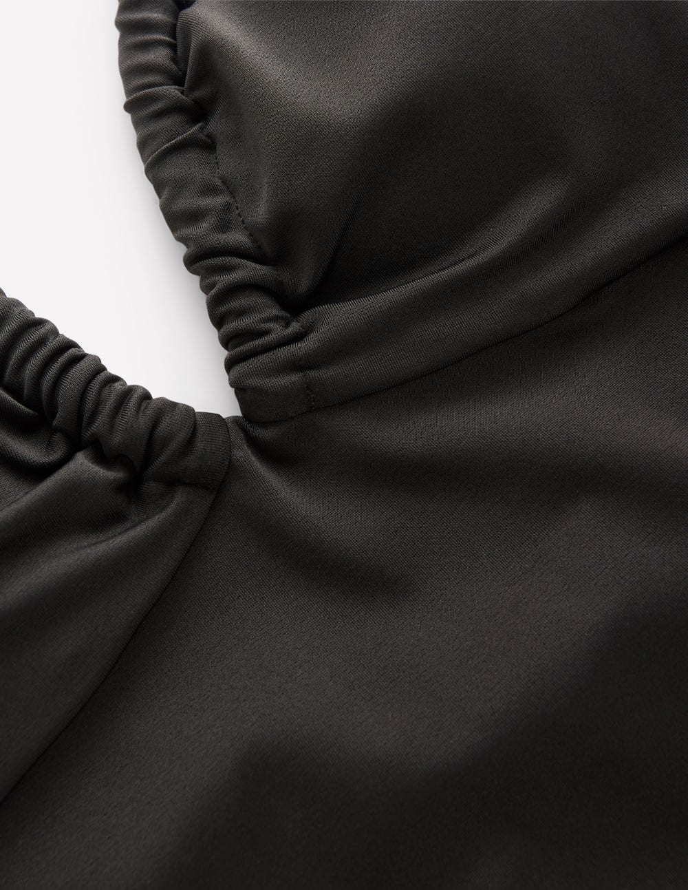 Minori Halter Tie Swimsuit-Black